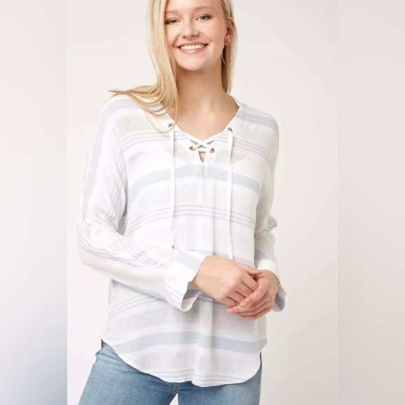 RAILS Lily Tunic In Brighton Stripe size L - Picture 3 of 11